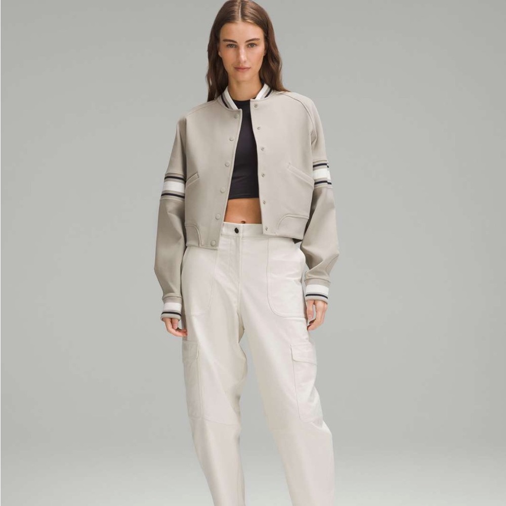 Lululemon Snap Front Varsity Jacket